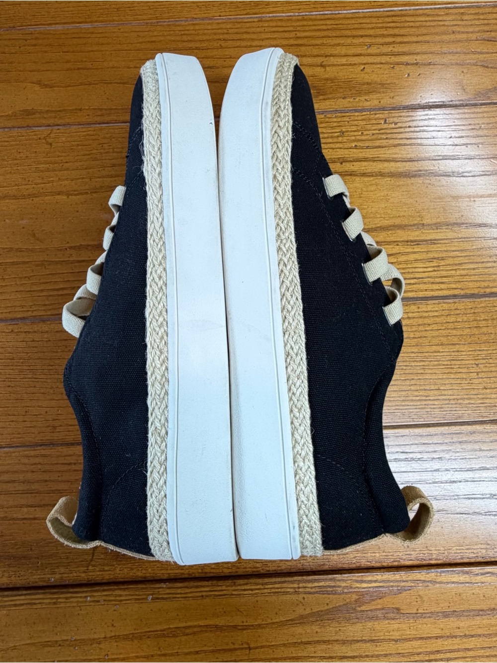 Spenco Men’s Black Canvas Espadrille Sneakers – Size 12 D 🖤 - Picture 4 of 9